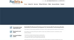 Desktop Screenshot of plusdeltapartners.com