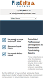 Mobile Screenshot of plusdeltapartners.com